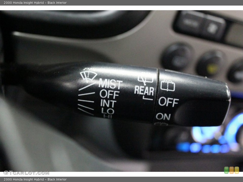 Black Interior Controls for the 2000 Honda Insight Hybrid #59864298