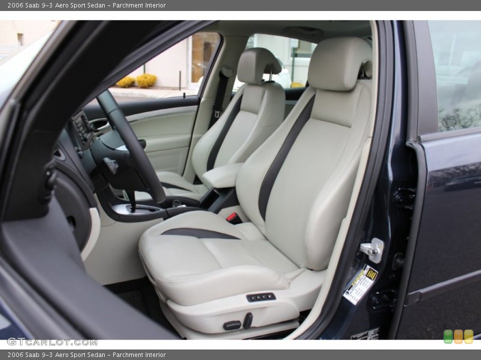 Parchment Interior Front Seat for the 2006 Saab 9-3 Aero Sport Sedan #59864608