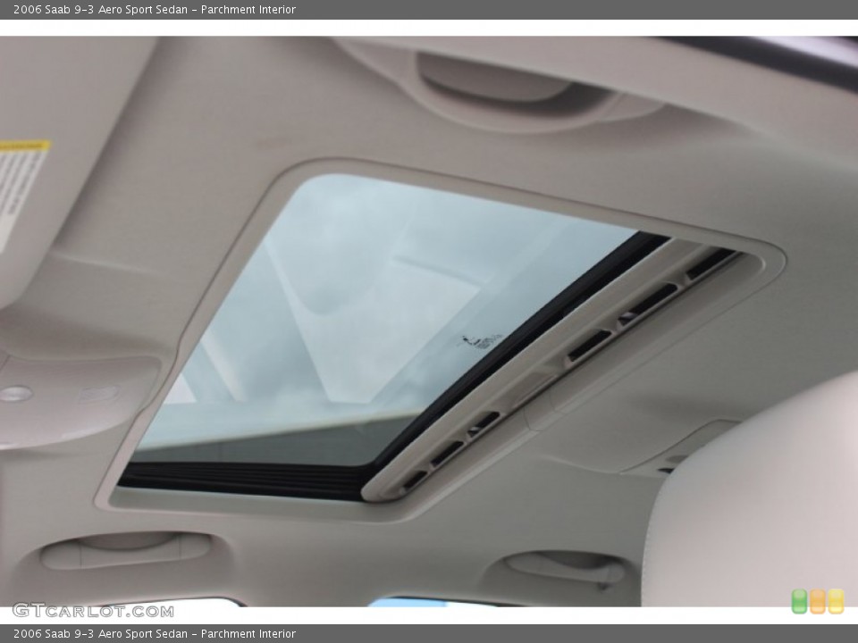 Parchment Interior Sunroof for the 2006 Saab 9-3 Aero Sport Sedan #59864680