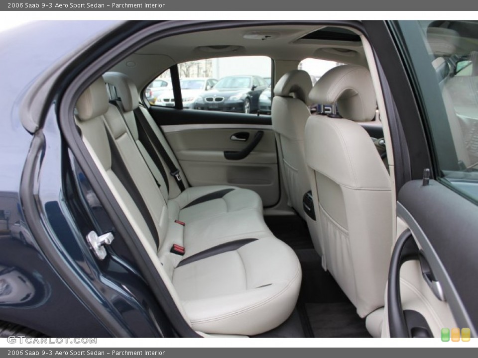 Parchment Interior Rear Seat for the 2006 Saab 9-3 Aero Sport Sedan #59864733