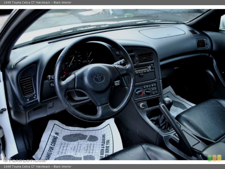 Black Interior Photo for the 1998 Toyota Celica GT Hatchback #59866656