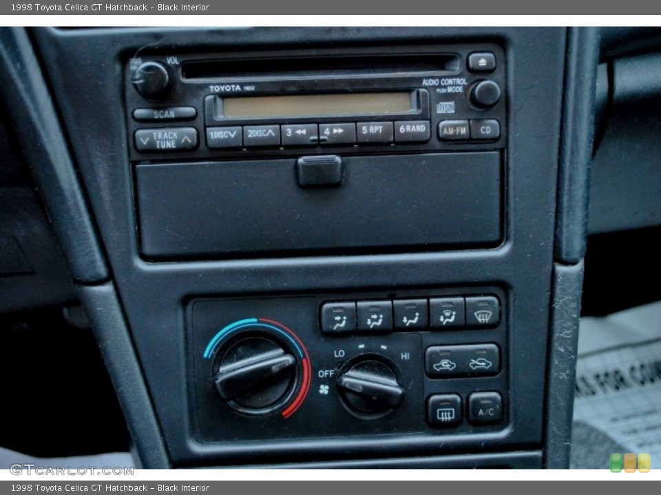 Black Interior Controls for the 1998 Toyota Celica GT Hatchback #59866674