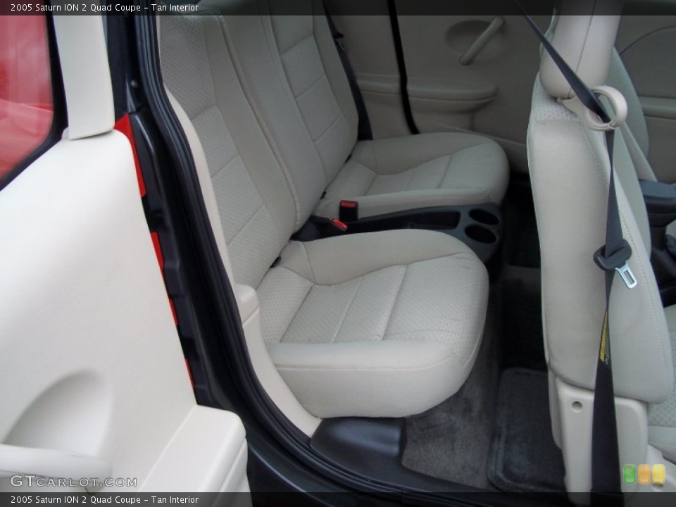 Tan Interior Rear Seat for the 2005 Saturn ION 2 Quad Coupe #59866965
