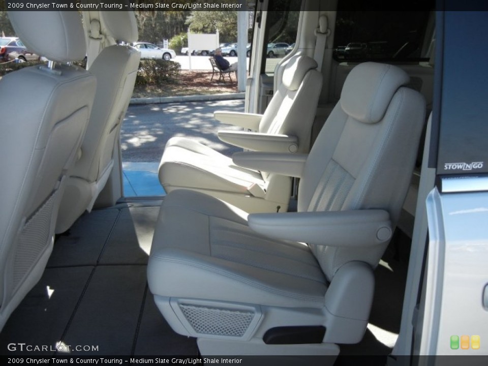 Medium Slate Gray/Light Shale Interior Rear Seat for the 2009 Chrysler Town & Country Touring #59868290