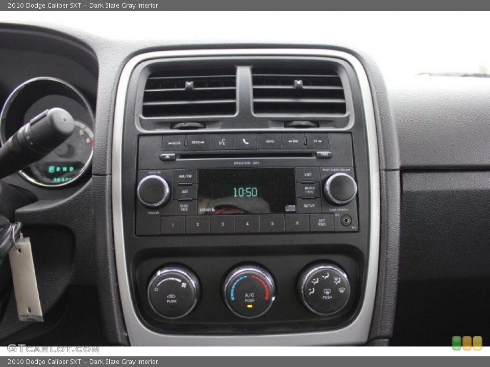 Dark Slate Gray Interior Controls for the 2010 Dodge Caliber SXT #59868409