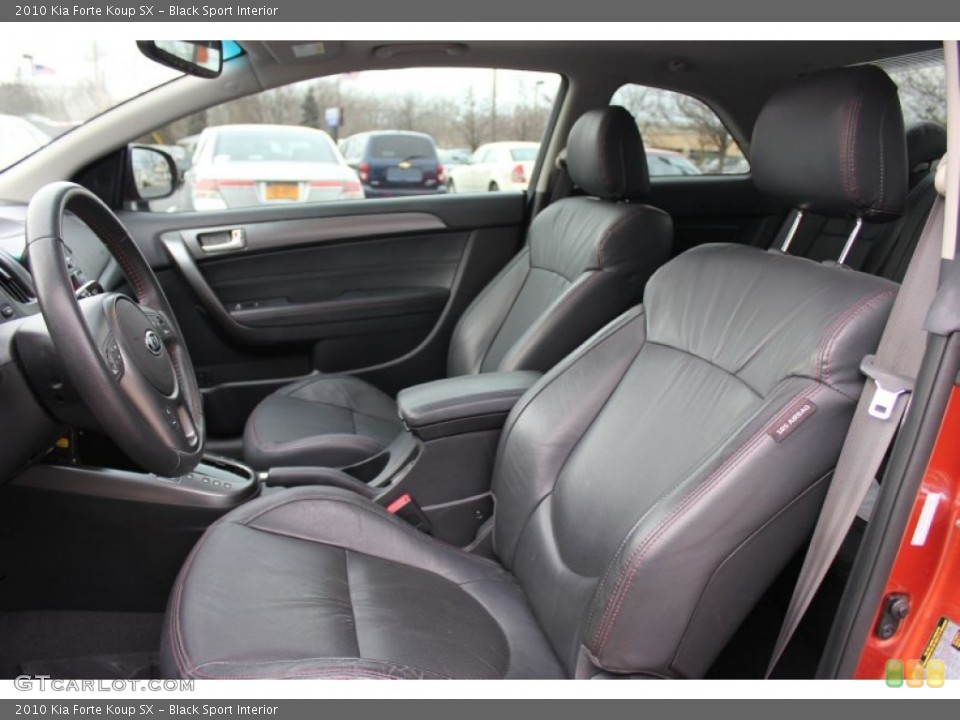 Black Sport Interior Photo for the 2010 Kia Forte Koup SX #59869559