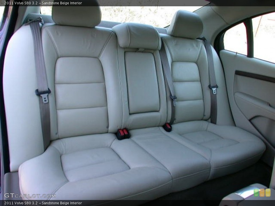 Sandstone Beige Interior Rear Seat for the 2011 Volvo S80 3.2 #59869837