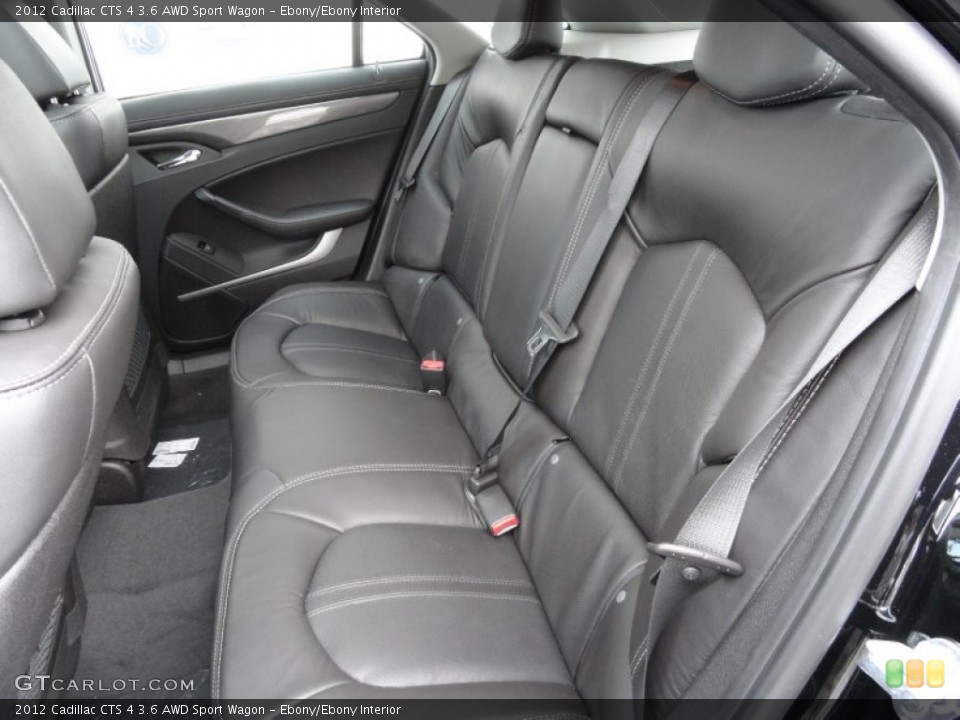 Ebony/Ebony Interior Rear Seat for the 2012 Cadillac CTS 4 3.6 AWD Sport Wagon #59871476