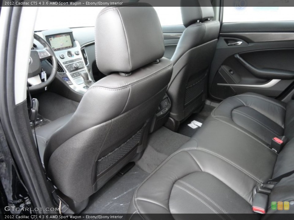 Ebony/Ebony Interior Photo for the 2012 Cadillac CTS 4 3.6 AWD Sport Wagon #59871483