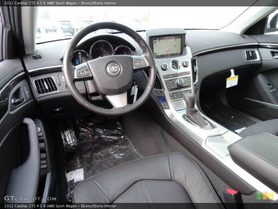 Ebony/Ebony Interior Dashboard for the 2012 Cadillac CTS 4 3.6 AWD Sport Wagon #59871491