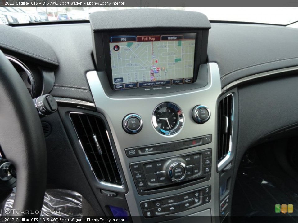 Ebony/Ebony Interior Controls for the 2012 Cadillac CTS 4 3.6 AWD Sport Wagon #59871581