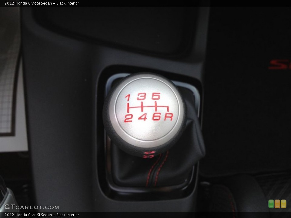 Black Interior Transmission for the 2012 Honda Civic Si Sedan #59871986