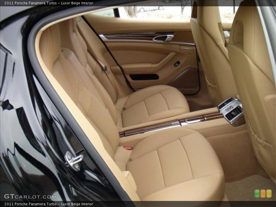 Luxor Beige Interior Rear Seat for the 2011 Porsche Panamera Turbo #59872301