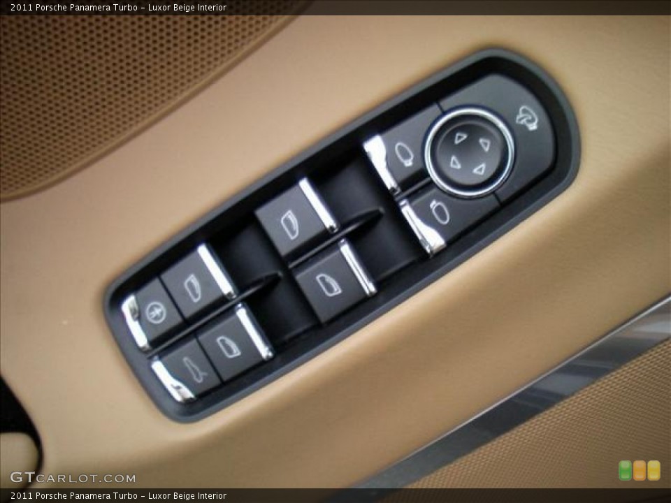 Luxor Beige Interior Controls for the 2011 Porsche Panamera Turbo #59872418
