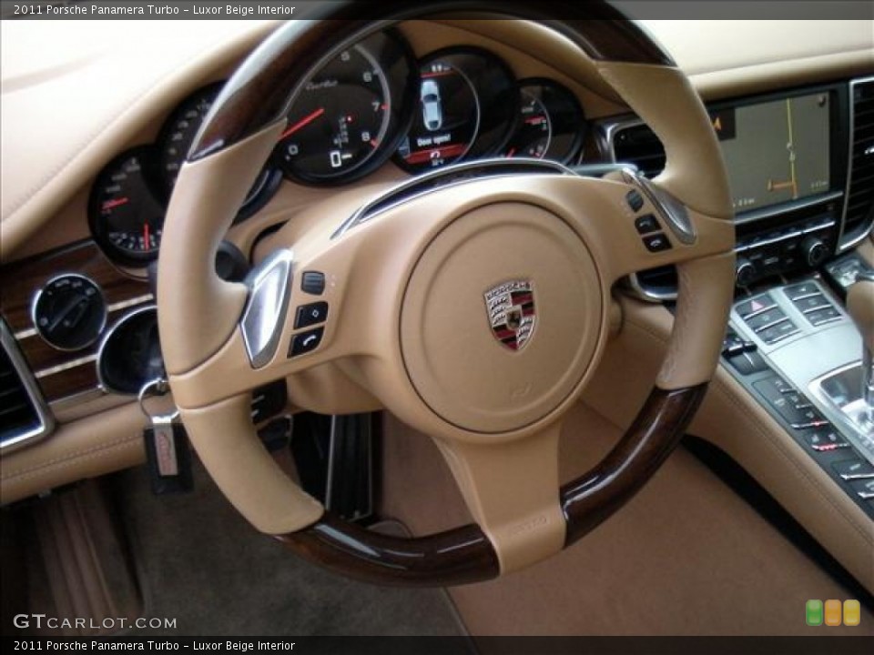 Luxor Beige Interior Steering Wheel for the 2011 Porsche Panamera Turbo #59872430