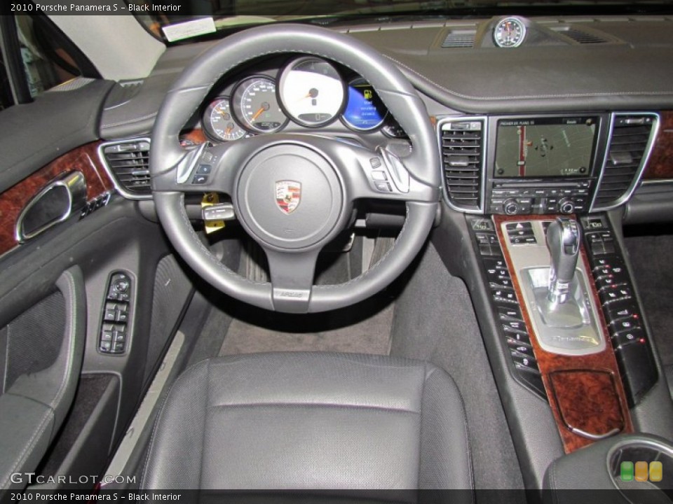 Black Interior Steering Wheel for the 2010 Porsche Panamera S #59874161