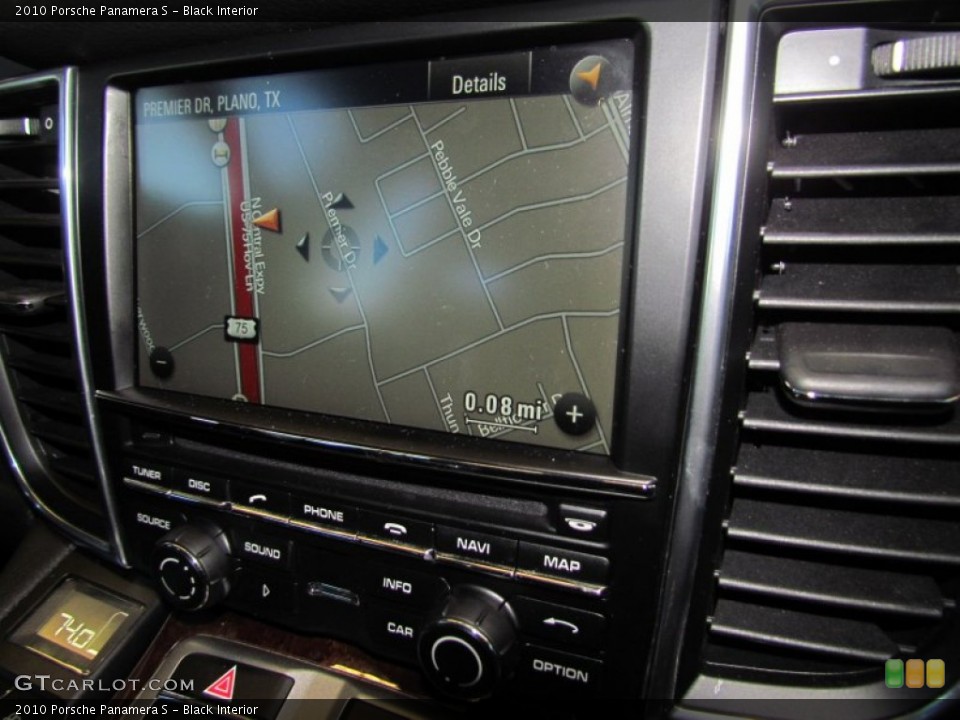Black Interior Navigation for the 2010 Porsche Panamera S #59874221