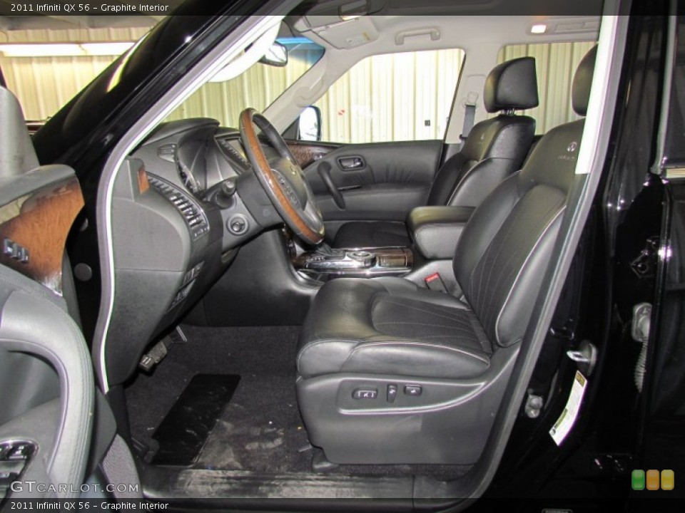 Graphite Interior Front Seat for the 2011 Infiniti QX 56 #59874596