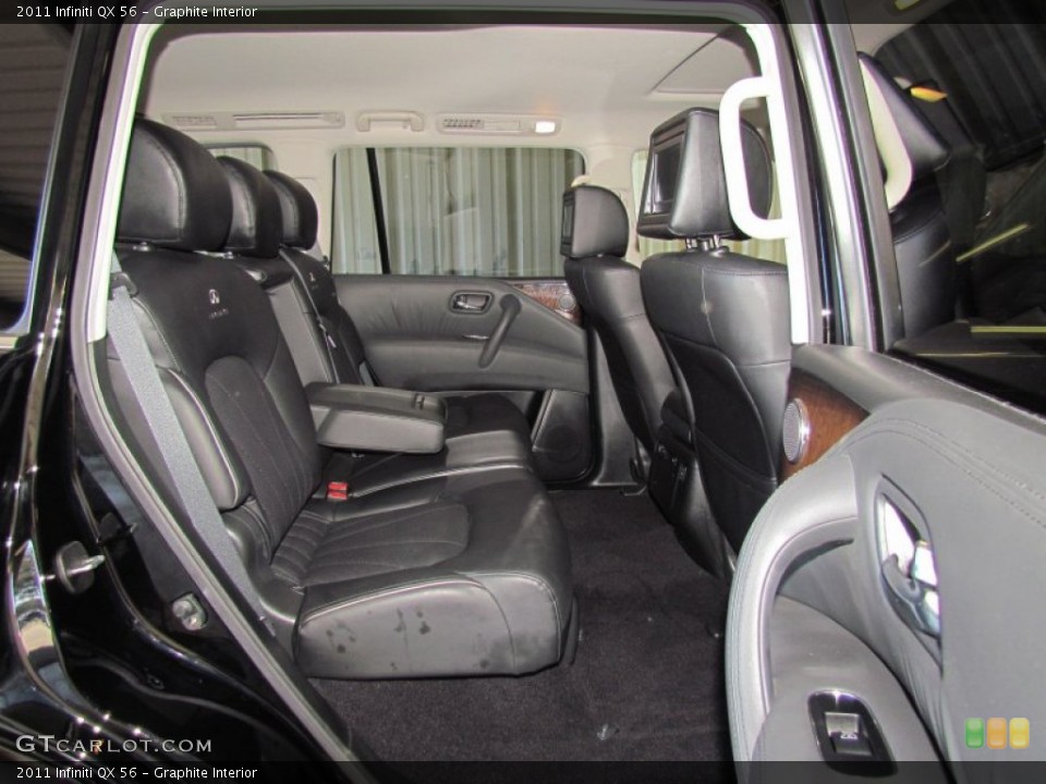 Graphite Interior Rear Seat for the 2011 Infiniti QX 56 #59874611