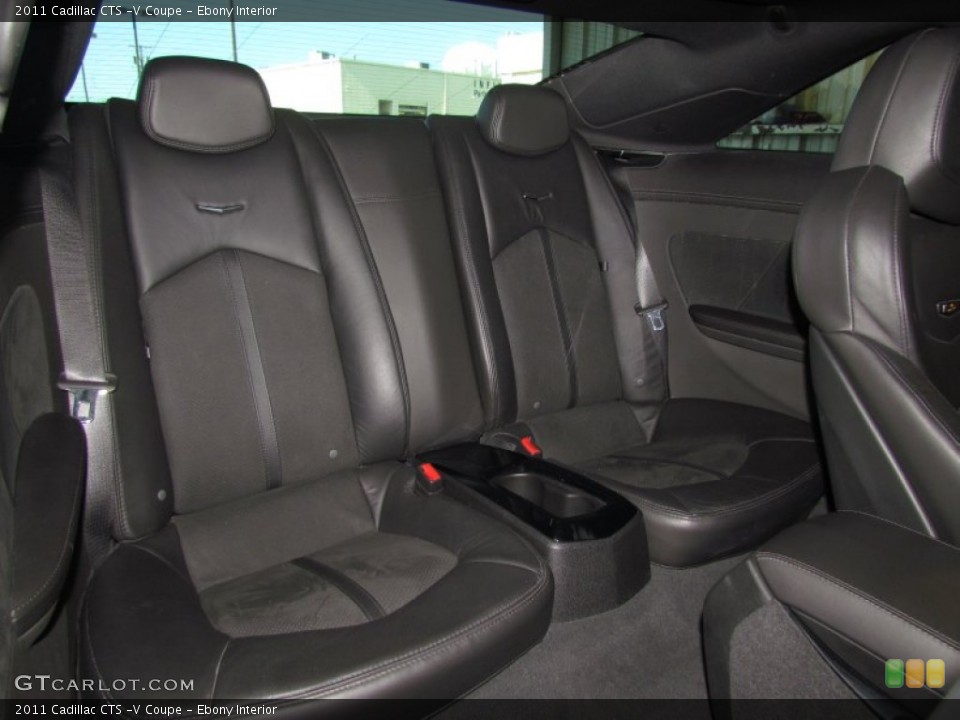 Ebony Interior Rear Seat for the 2011 Cadillac CTS -V Coupe #59875241