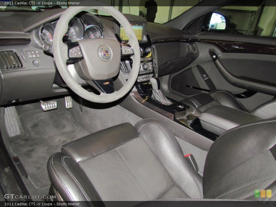 Ebony Interior Prime Interior for the 2011 Cadillac CTS -V Coupe #59875268