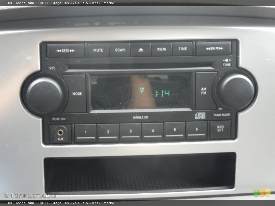 Khaki Interior Audio System for the 2008 Dodge Ram 3500 SLT Mega Cab 4x4 Dually #59875274
