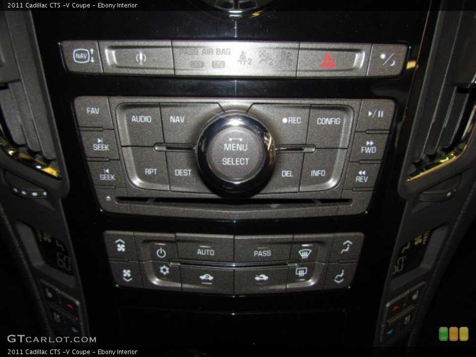 Ebony Interior Controls for the 2011 Cadillac CTS -V Coupe #59875298