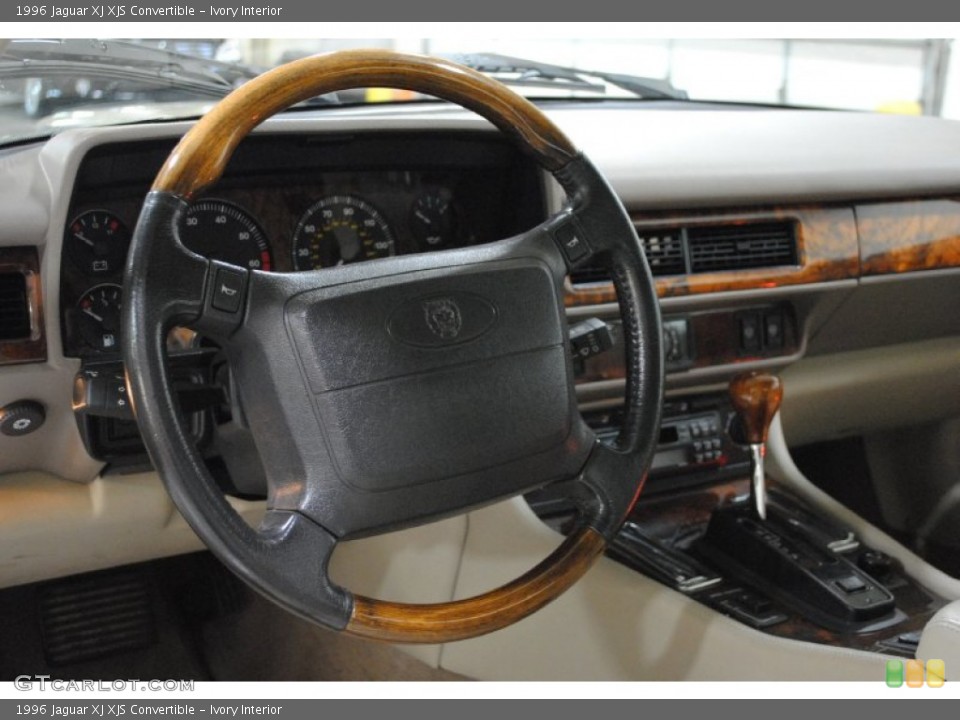 Ivory Interior Steering Wheel for the 1996 Jaguar XJ XJS Convertible #59875835