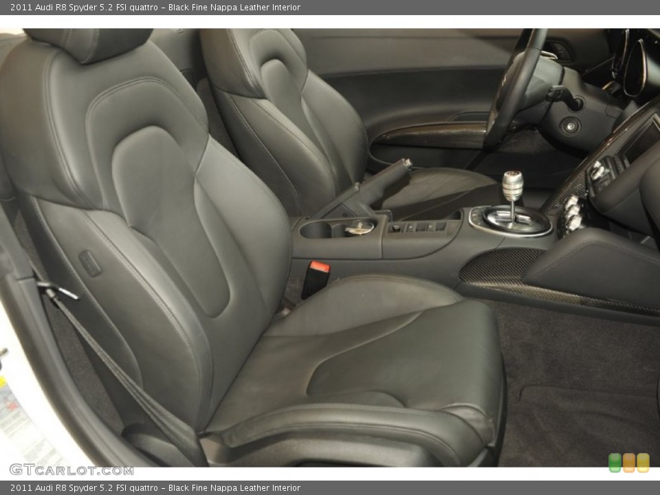 Black Fine Nappa Leather Interior Photo for the 2011 Audi R8 Spyder 5.2 FSI quattro #59876195