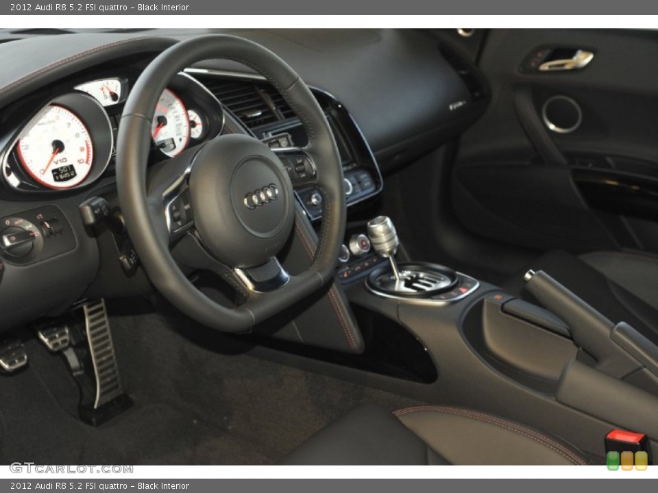 Black Interior Steering Wheel for the 2012 Audi R8 5.2 FSI quattro #59876414