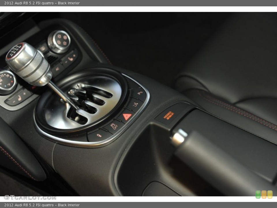 Black Interior Transmission for the 2012 Audi R8 5.2 FSI quattro #59876462