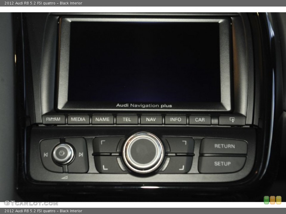 Black Interior Navigation for the 2012 Audi R8 5.2 FSI quattro #59876486