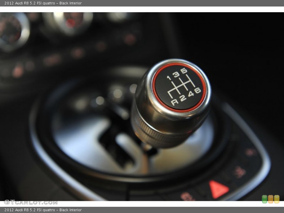 Black Interior Transmission for the 2012 Audi R8 5.2 FSI quattro #59876504