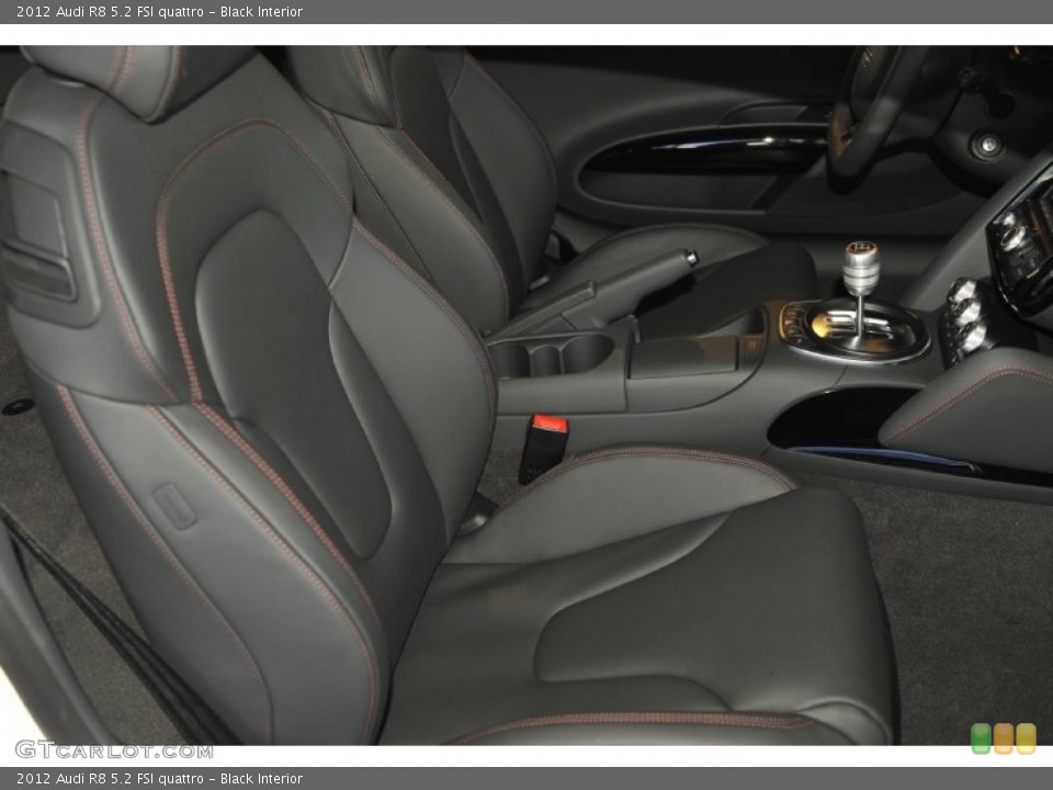 Black Interior Photo for the 2012 Audi R8 5.2 FSI quattro #59876567