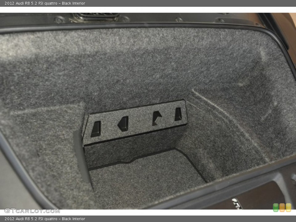 Black Interior Trunk for the 2012 Audi R8 5.2 FSI quattro #59876585