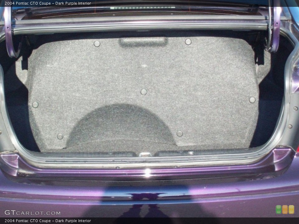 Dark Purple Interior Trunk for the 2004 Pontiac GTO Coupe #59876732