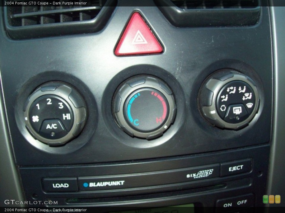 Dark Purple Interior Controls for the 2004 Pontiac GTO Coupe #59876768