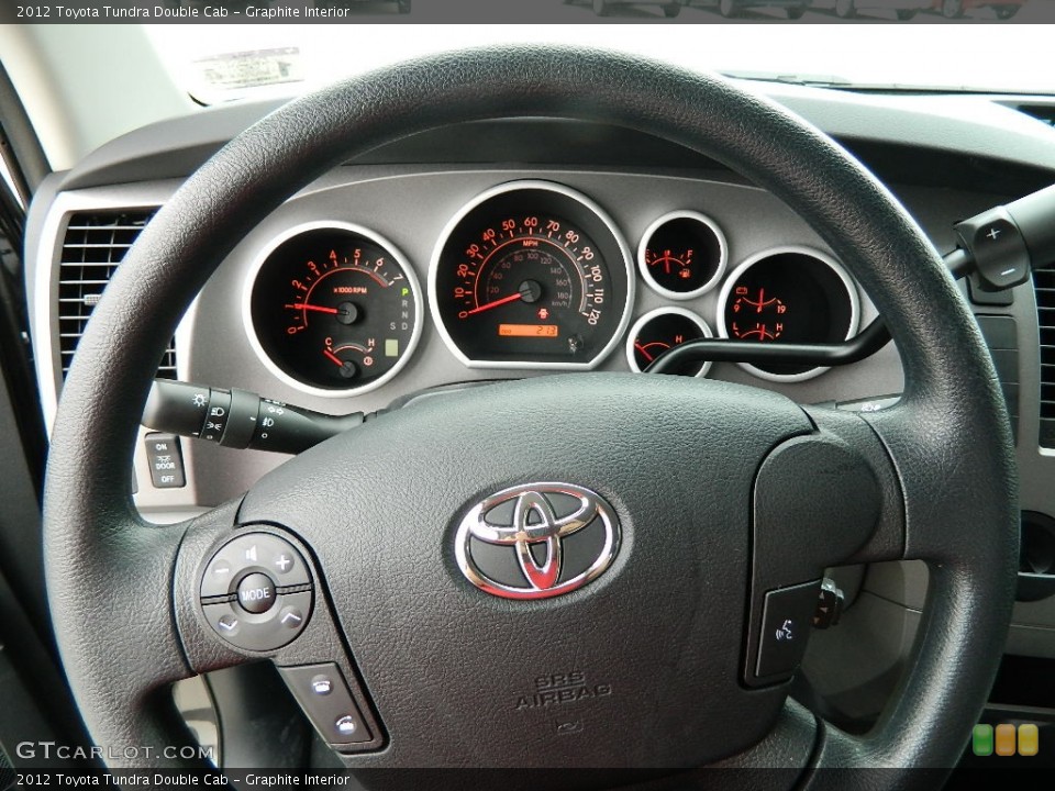Graphite Interior Steering Wheel for the 2012 Toyota Tundra Double Cab #59877567