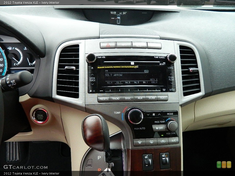 Ivory Interior Controls for the 2012 Toyota Venza XLE #59877881