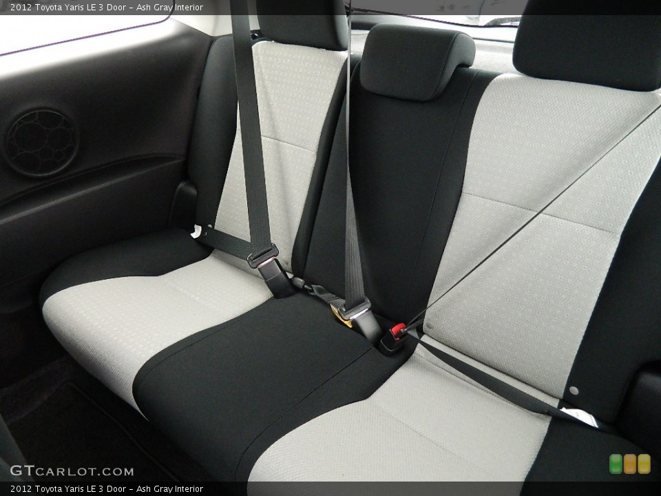 Ash Gray 2012 Toyota Yaris Interiors