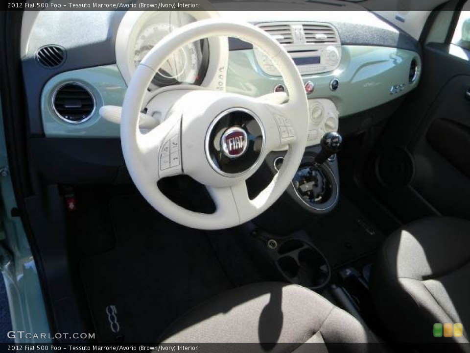 Tessuto Marrone/Avorio (Brown/Ivory) Interior Dashboard for the 2012 Fiat 500 Pop #59878571