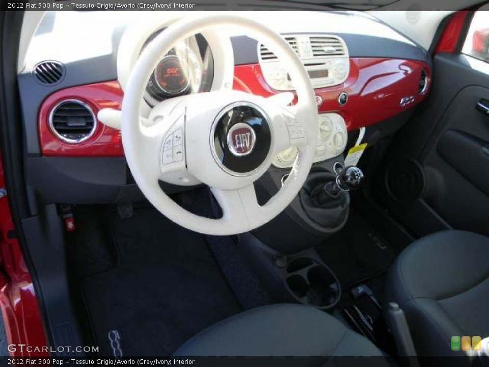 Tessuto Grigio/Avorio (Grey/Ivory) Interior Dashboard for the 2012 Fiat 500 Pop #59878949