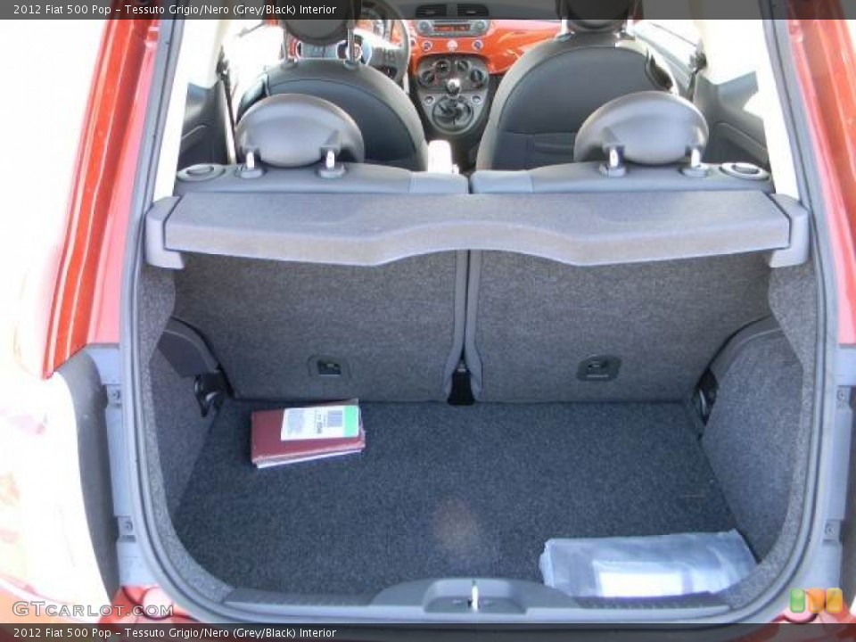 Tessuto Grigio/Nero (Grey/Black) Interior Trunk for the 2012 Fiat 500 Pop #59879021