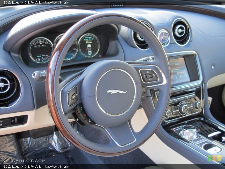 Navy/Ivory Interior Dashboard for the 2012 Jaguar XJ XJL Portfolio #59883131