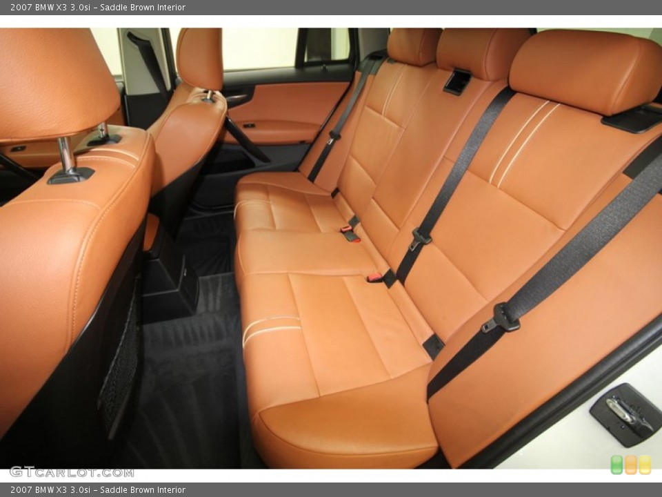 Saddle Brown Interior Photo for the 2007 BMW X3 3.0si #59883233