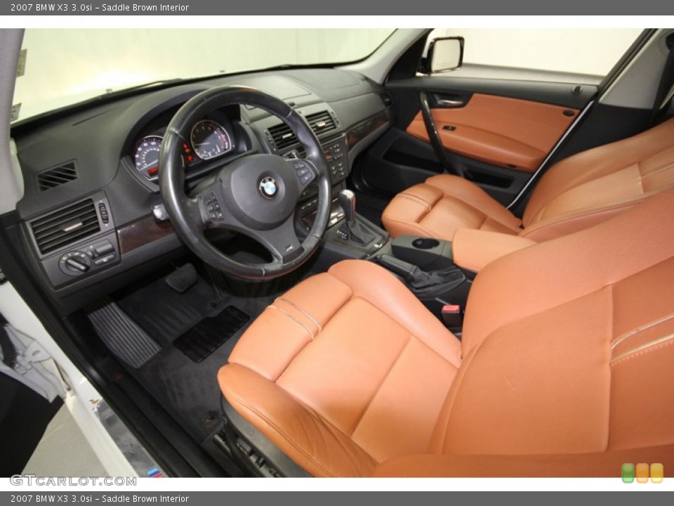 Saddle Brown Interior Photo for the 2007 BMW X3 3.0si #59883320