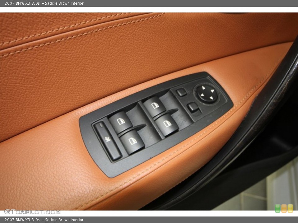 Saddle Brown Interior Controls for the 2007 BMW X3 3.0si #59883338