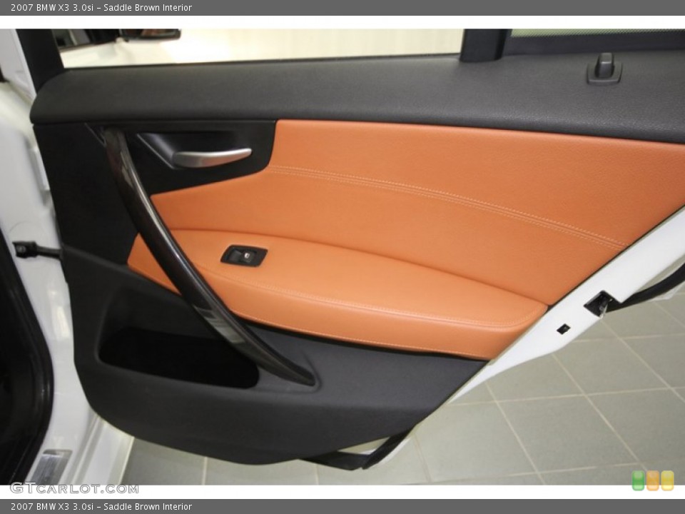 Saddle Brown Interior Door Panel for the 2007 BMW X3 3.0si #59883479