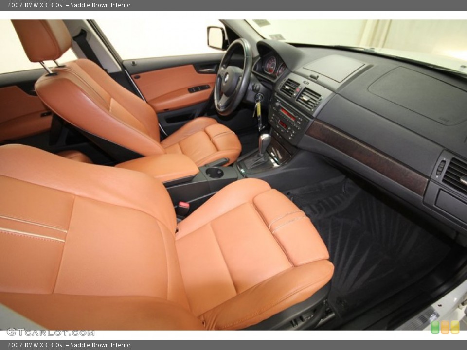 Saddle Brown Interior Photo for the 2007 BMW X3 3.0si #59883497