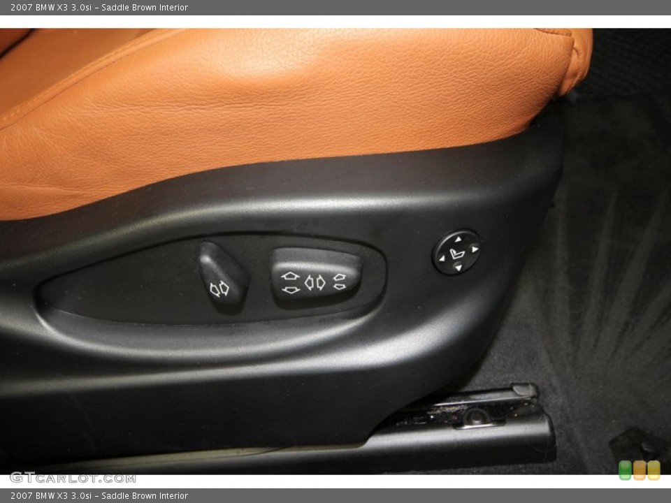 Saddle Brown Interior Controls for the 2007 BMW X3 3.0si #59883506